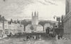 WILTS. Marlborough, Wiltshire. DUGDALE c1840 old antique vintage print picture