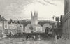 WILTS. Marlborough, Wiltshire. DUGDALE c1840 old antique vintage print picture