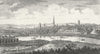 WORCS. South Worcester. Goadby 1787 old antique vintage print picture