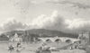 KENDAL. Strammongate bridge. Westmorland Westall 1830 old antique print
