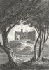 STAFFS. Keep of Dudley Castle. Worcs 1812 old antique vintage print picture