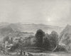 WALES. Bangor Cathedral Beaumaris 1836 old antique vintage print picture