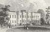 WALES. Cardiff Castle, Glamorganshire. DUGDALE c1840 old antique print picture