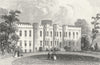 WALES. Cardiff Castle, Glamorganshire. DUGDALE c1840 old antique print picture