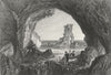 WALES. Stock Rock, Milford Haven. Sargent 1854 old antique print picture