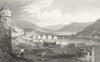 CARDIGANSHIRE. Rhydiol Vale, Aberystwyth. Bartlett  c1830 old antique print