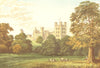 WALES. Penrhyn Castle. Bartlett Gastineau c1892 old antique print picture