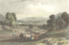 SCOTLAND. Lachin-y-Gair. Wales in Finden 1833 old antique print picture