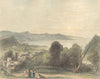 WALES. Bangor Cathedral Beaumaris 1850 old antique vintage print picture