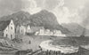 WALES. Abermaw, Barmouth, Merionethshire. Gastineau c1831 old antique print