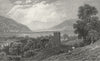 WALES. New Radnor, Radnorshire. Gastineau 1831 old antique print picture