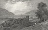 WALES. New Radnor, Radnorshire. Gastineau 1831 old antique print picture