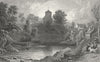 WALES. Aberedw, Church, Radnorshire. Radnor. Gastineau 1831 old antique print