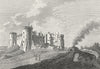 WALES. Carew Castle, Pembrokeshire. Grose 1795 old antique print picture