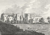 WALES. Llanfey Court, Pembrokeshire. Grose. 18C 1795 old antique print picture