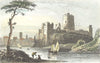 WALES. Pembroke Castle, Pembrokeshire. DUGDALE 1835 old antique print picture