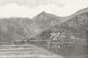 WALES. Snowdon. Barbner sepia 1895 old antique vintage print picture