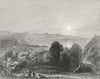WALES. Bangor Cathedral Beaumaris 1838 old antique vintage print picture