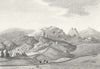 CAERNARFONSHIRE. Dolwydellan Castle. Caernarfon.  1795 old antique print