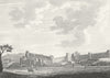 WALES. Walls of Conway. Caernarfon. Grose. 18C 1795 old antique print picture