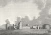 WALES. Flint Castle. Grose. 18C 1795 old antique vintage print picture