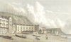 SUSSEX. Pelham Crescent, Hastings. Westall 1830 old antique print picture