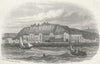 SUSSEX. Hastings sea c1855 old antique vintage print picture