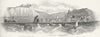 SUSSEX. Hastings sea c1855 old antique vintage print picture
