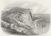SUSSEX. Ecclesbourne Valley, Hastings c1855 old antique vintage print picture
