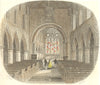 SUSSEX. St Mary's Church, Eastbourne c1855 old antique vintage print picture