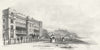 SUSSEX. Hastings, Verulam Buildings c1855 old antique vintage print picture