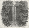 SUSSEX. Roar Hastings c1855 old antique vintage print picture