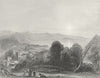 WALES. Bangor Cathedral Beaumaris 1836 old antique vintage print picture