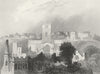 ST DAVID'S. Cathedral ancient Bishop's Palace 1836 old antique print picture