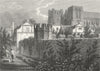 SUSSEX. Chichester Cathedral; Bishop Buckner; Storer 1814 old antique print