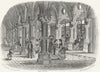 SUSSEX. Aquarium, Brighton c1855 old antique vintage print picture