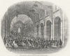 SUSSEX. Brighton Aquarium(Orchestra) c1855 old antique vintage print picture