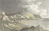 SUSSEX. Hastings, White Rocks. Westall c1833 old antique vintage print picture