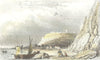 SUSSEX. Hastings. DUGDALE 1835 old antique vintage print picture