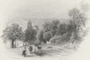 SUSSEX. Entry to Hastings. Harwood 1841 old antique vintage print picture