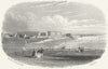 SUSSEX. Eastbourne(Wish Tower). Rock 1860 old antique vintage print picture