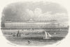 SUSSEX. Parade, Eastbourne. Rock 1860 old antique vintage print picture