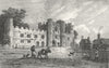 SUSSEX. Battle Abbey Godfrey Webster. Excursions 1822 old antique print