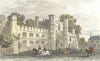 SUSSEX. Battle Abbey. DUGDALE c1840 old antique vintage print picture
