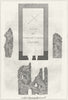 SUSSEX. Plan Verdley Castle. Grose 1783 old antique vintage print picture