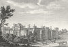 SUSSEX. Herstmonceux Castle. Grose 1783 old antique vintage print picture