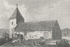SUSSEX. St Johns Church. Grose 1783 old antique vintage print picture