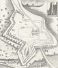 BERKS. Plan Donnington Castle 1783 old antique vintage print picture