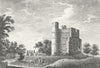 BERKS. Donnington Castle. Grose 1783 old antique vintage print picture