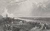 SWITZERLAND. Rheineck. Germany. Tombleson 1830 old antique print picture